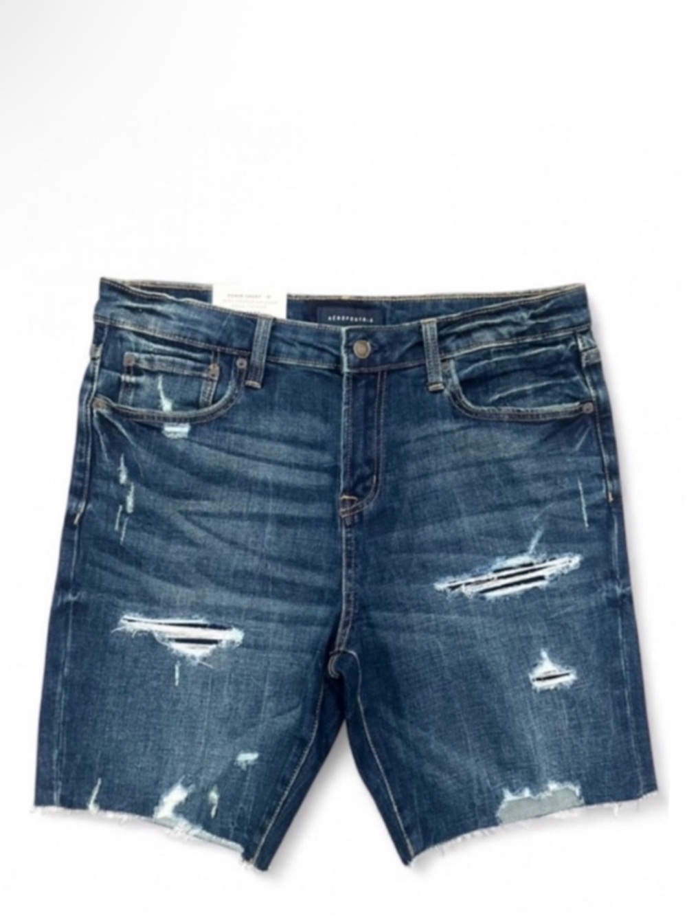 Aeropostale Y2K 9” Inseam Men’s Denim Jorts Size Waist 34” (NWT)